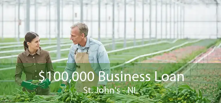 $100,000 Business Loan St. John's - NL